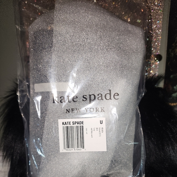 Kate Spade Black Glitter wristlet - Picture 2 of 4